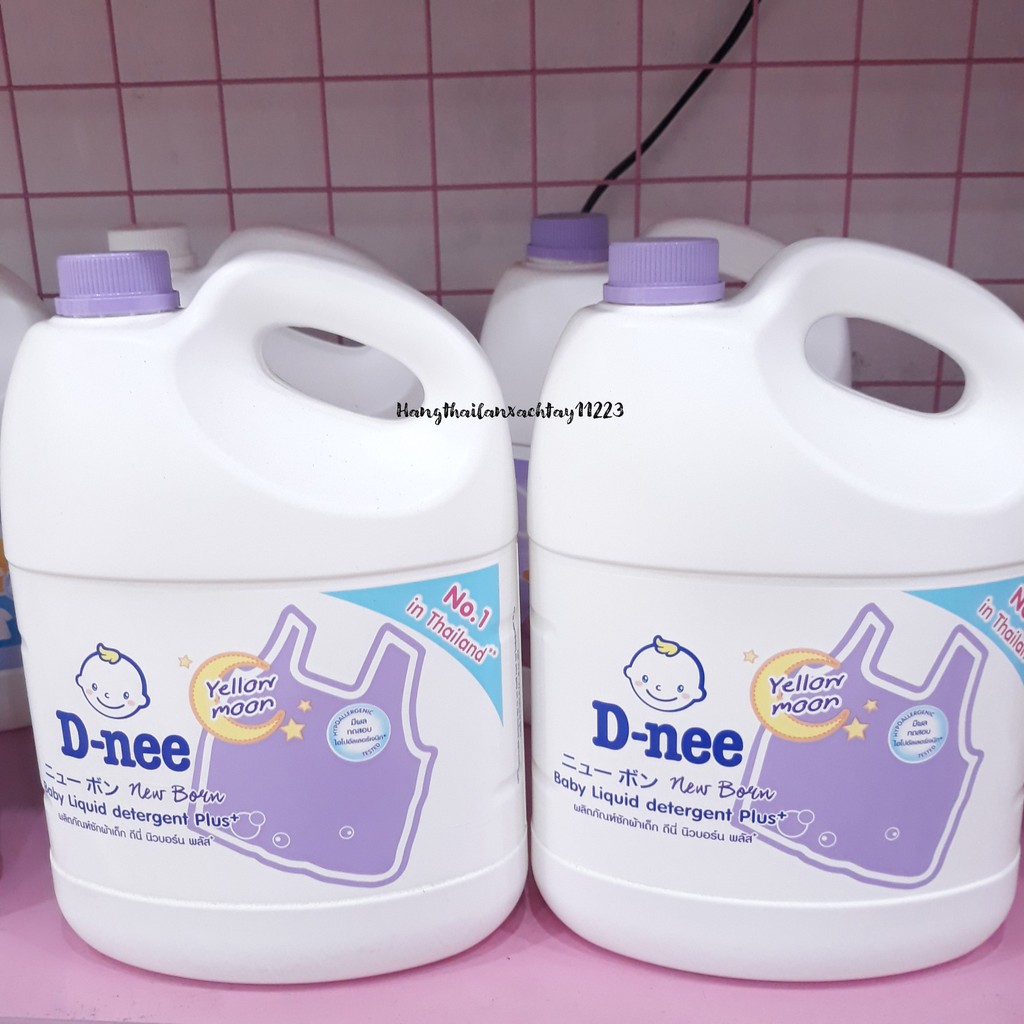 Nước giặt dnee 3L mẫu mới nắp Neo chính hãng thái lan