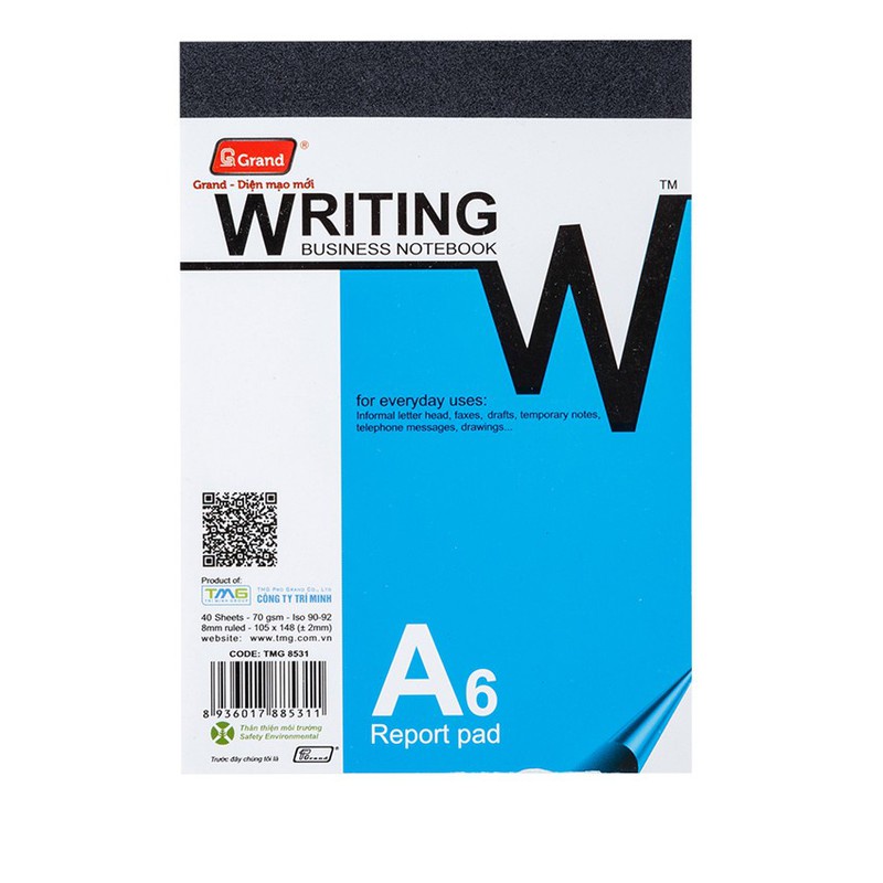 Vở Xé Grand A6 - 40 Tờ - 8531
