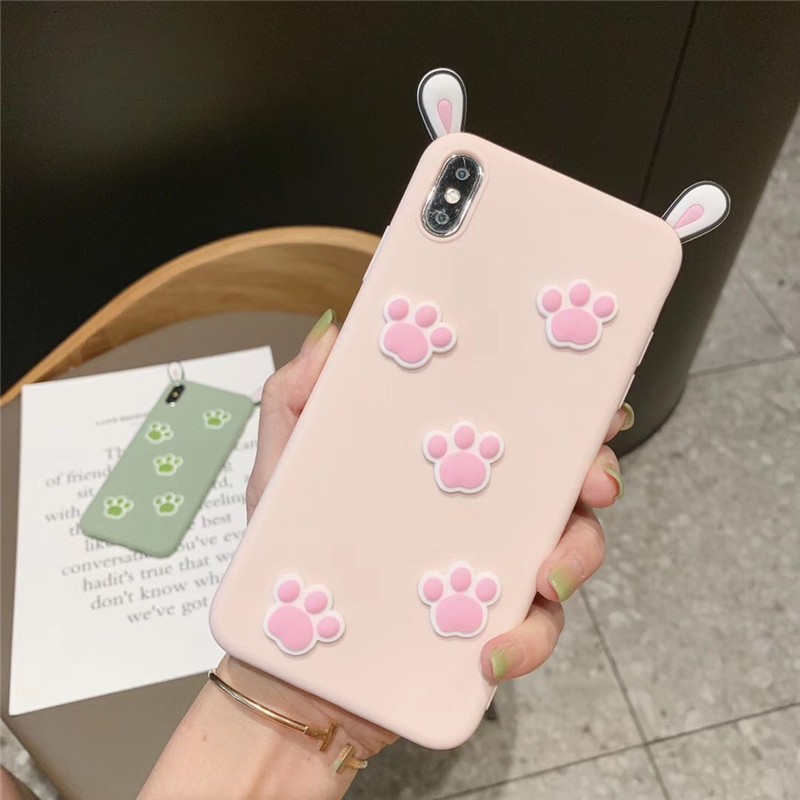 [ IPHONE ] Ốp Lưng Silicon Chân Gấu Nổi - B105 | BigBuy360 - bigbuy360.vn