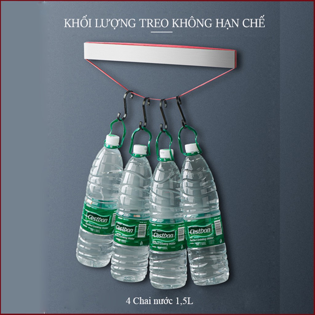 Kệ để dao kéo - thanh nam châm hít dao kéo dụng cụ bọc hộp inox304 nguyên khối