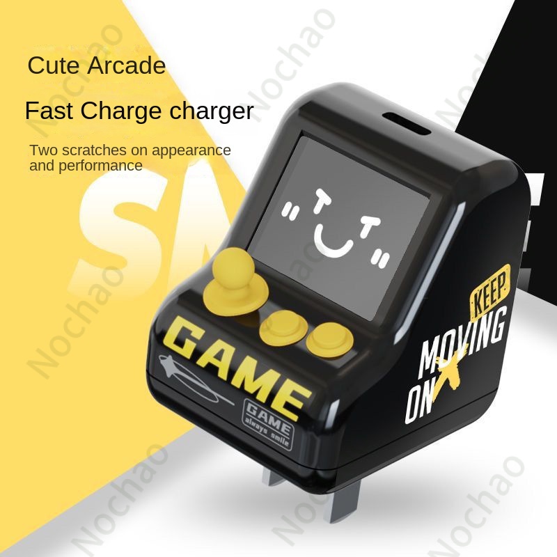 Dây Cáp Sạc Nhanh 22.5WPD Hình Mèo Bơ Dễ Thương