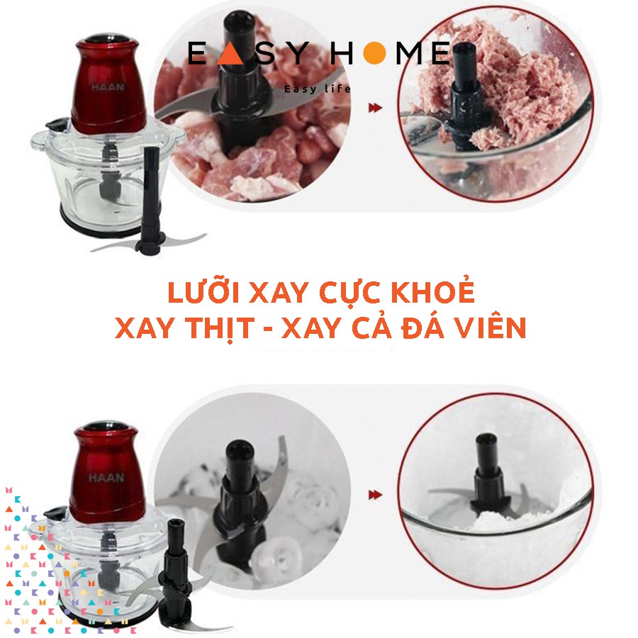 Máy Xay Tỏi Ớt Đa Năng Mini ⚡ Xay Thịt, Xay Củ Quả ⚡ HAAN Hàn Quốc ⚡ Nhanh Chóng, Tiện Lợi, An Toàn
