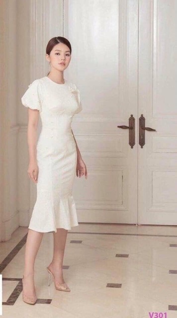 Váy gấm đuôi cá