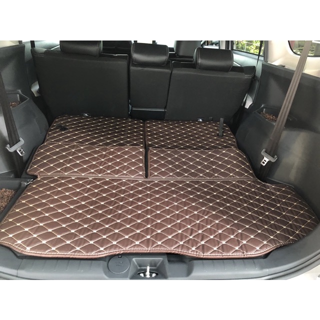 Lót cốp + ốp lưng ghế hàng 3 cho xe Toyota Veloz, Hyundai Santafe, Ford Everest, Mitsubishi Xpander, Suzuki XL7
