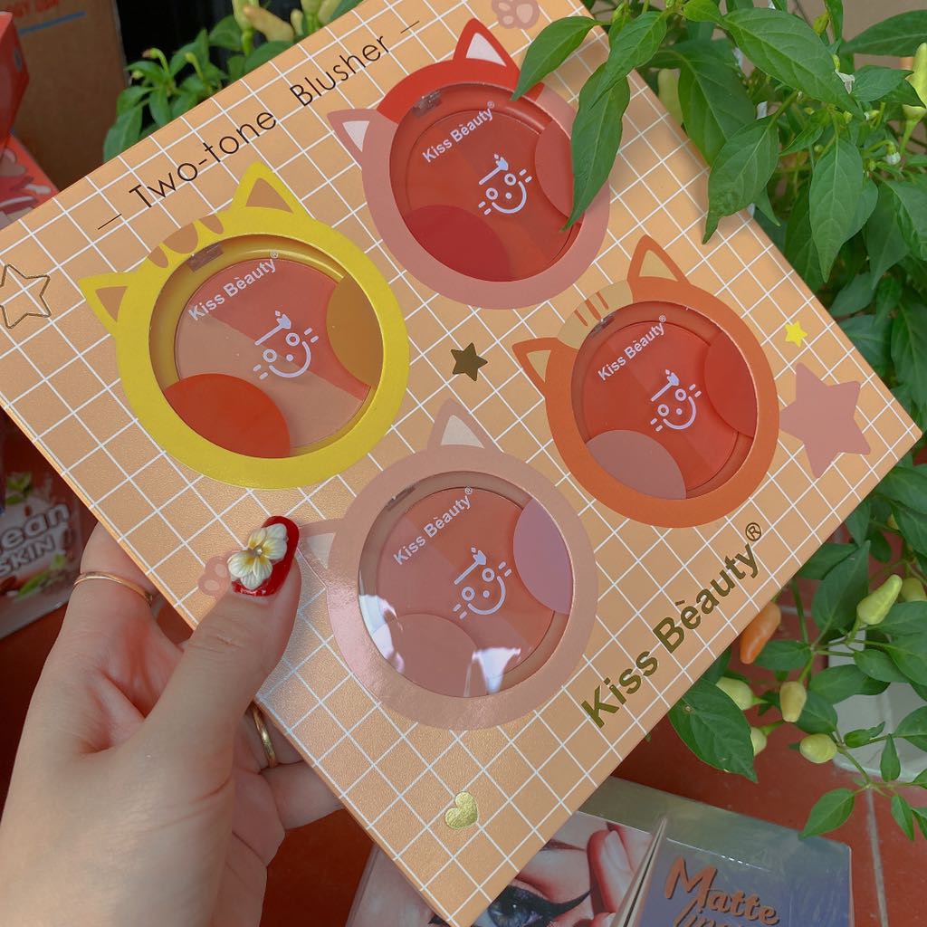 Bảng 4 hộp phấn má 2 ngăn CatBlusher | BigBuy360 - bigbuy360.vn