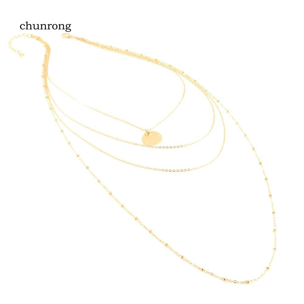 Vòng cổ Đa LớP PhốI Tua Rua ThờI Trang Cho Nữ