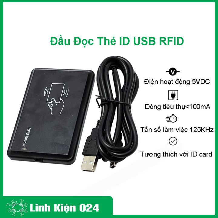 Đầu Đọc Thẻ ID USB RFID