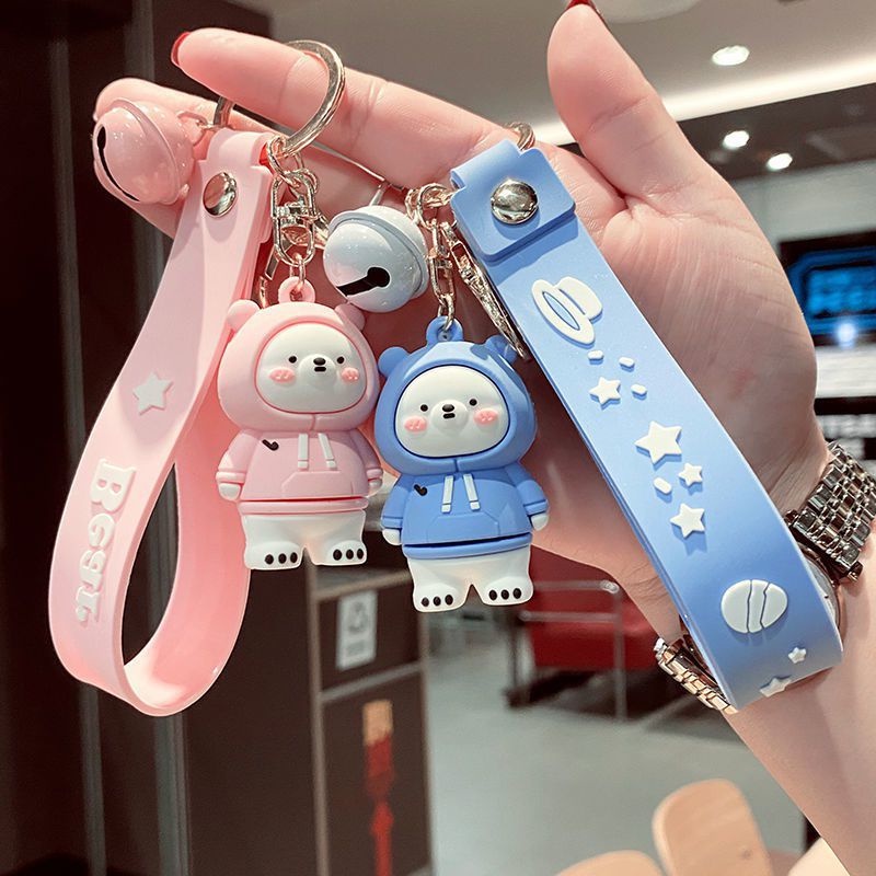 Mới Móc Khóa Hình Gấu Dễ Thương