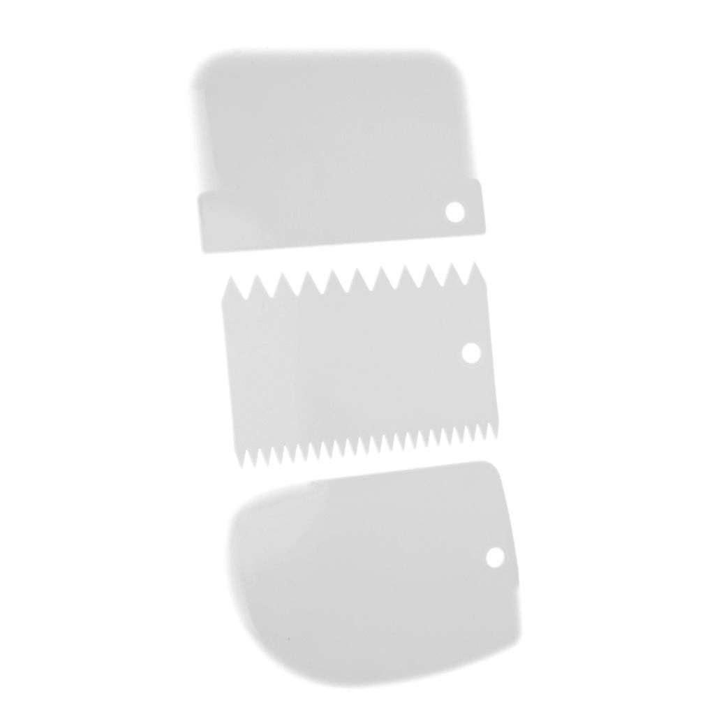 Set 3 Dụng Cụ Cắt Viền Bánh Bằng Nhựa Tiện Dụng