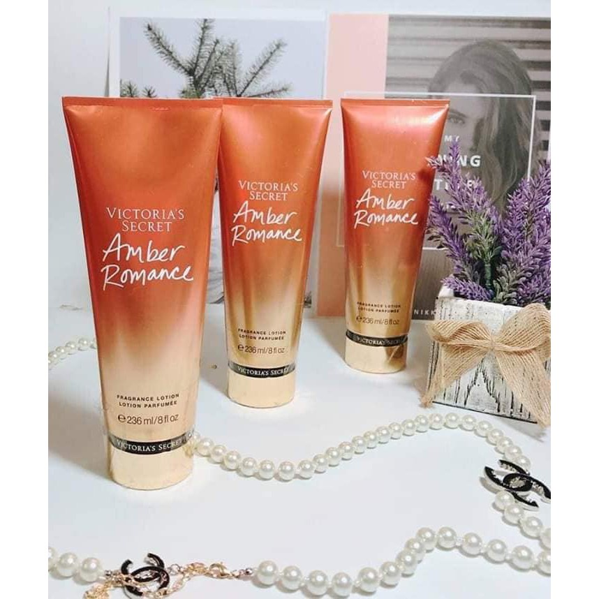 𝐭𝐡𝐞𝐠𝐥𝐚𝐦𝐛𝐚𝐫 ★ Sữa dưỡng thể Amber Romance Lotion Victoria's Secret 250ml