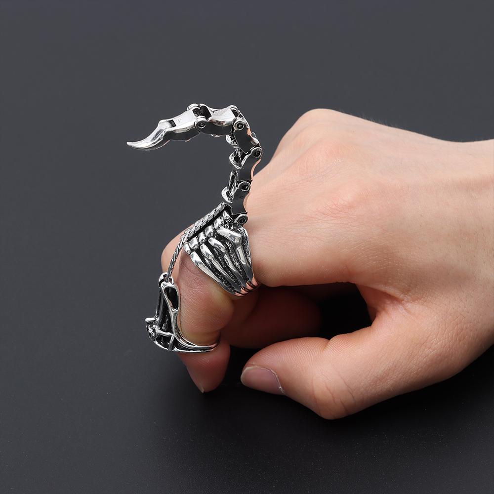Nhẫn Hình Bọ Cạp Phong Cách Hip Hop Cổ Điển Cho Cặp Đôi
