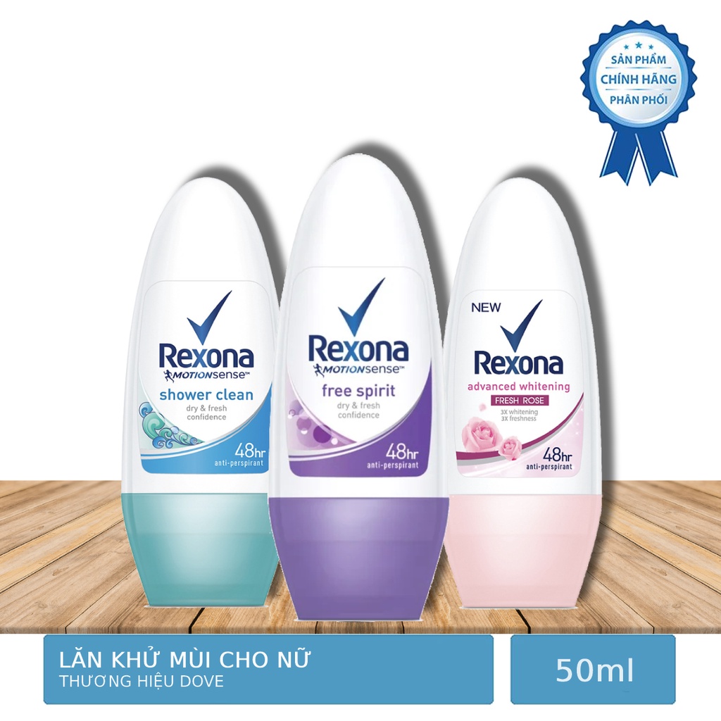 Lăn Khử Mùi Nữ Rexona Ngăn Mùi Đến 48H 50ml