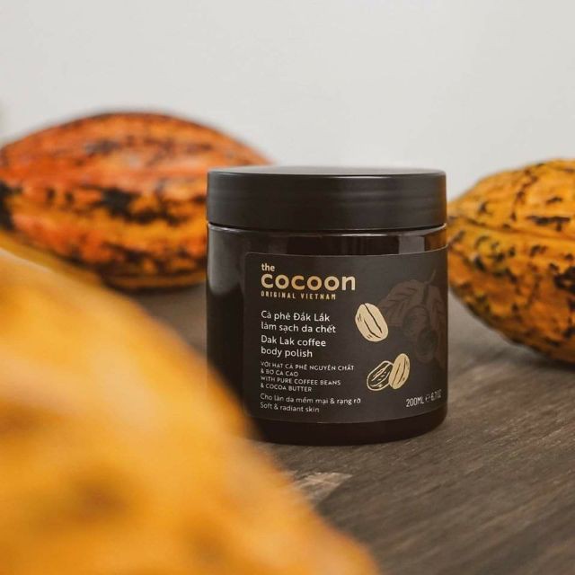 Cà phê Đắk Lắk làm sạch da chết cơ thể cocoon 200ml