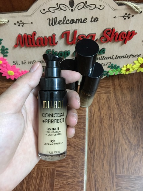 Kem nền Milani 2in1 kiêm che khuyết điểm | BigBuy360 - bigbuy360.vn