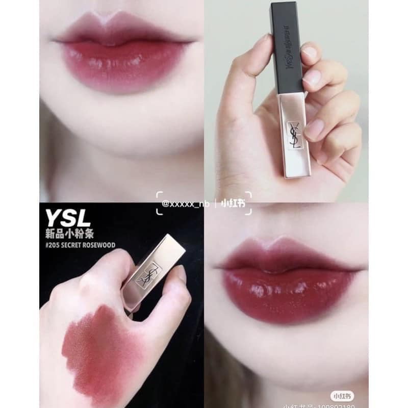 SON YSL SLIM 205 ĐỎ MẬN