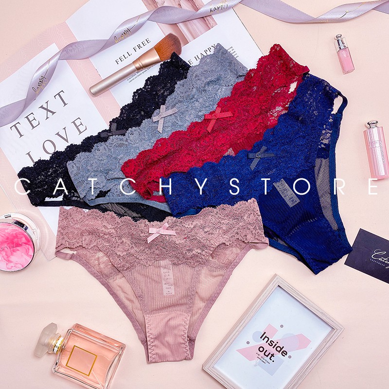 QUẦN LÓT NỮ REN LƯỚI CẠP TRỄ QR044