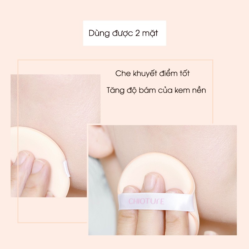 Set 3 Miếng Bông Chioture Tán Kem Nền , Phấn Pước BB, Cushion | BigBuy360 - bigbuy360.vn