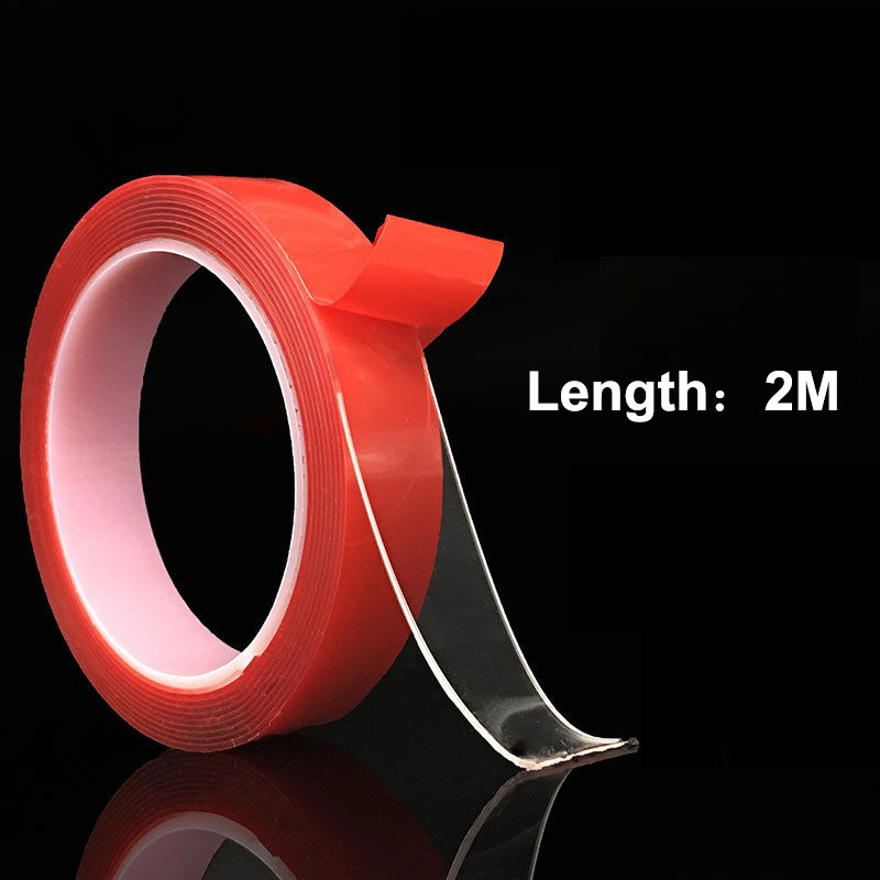 Cuộn băng keo hai mặt trong suốt dài 2m