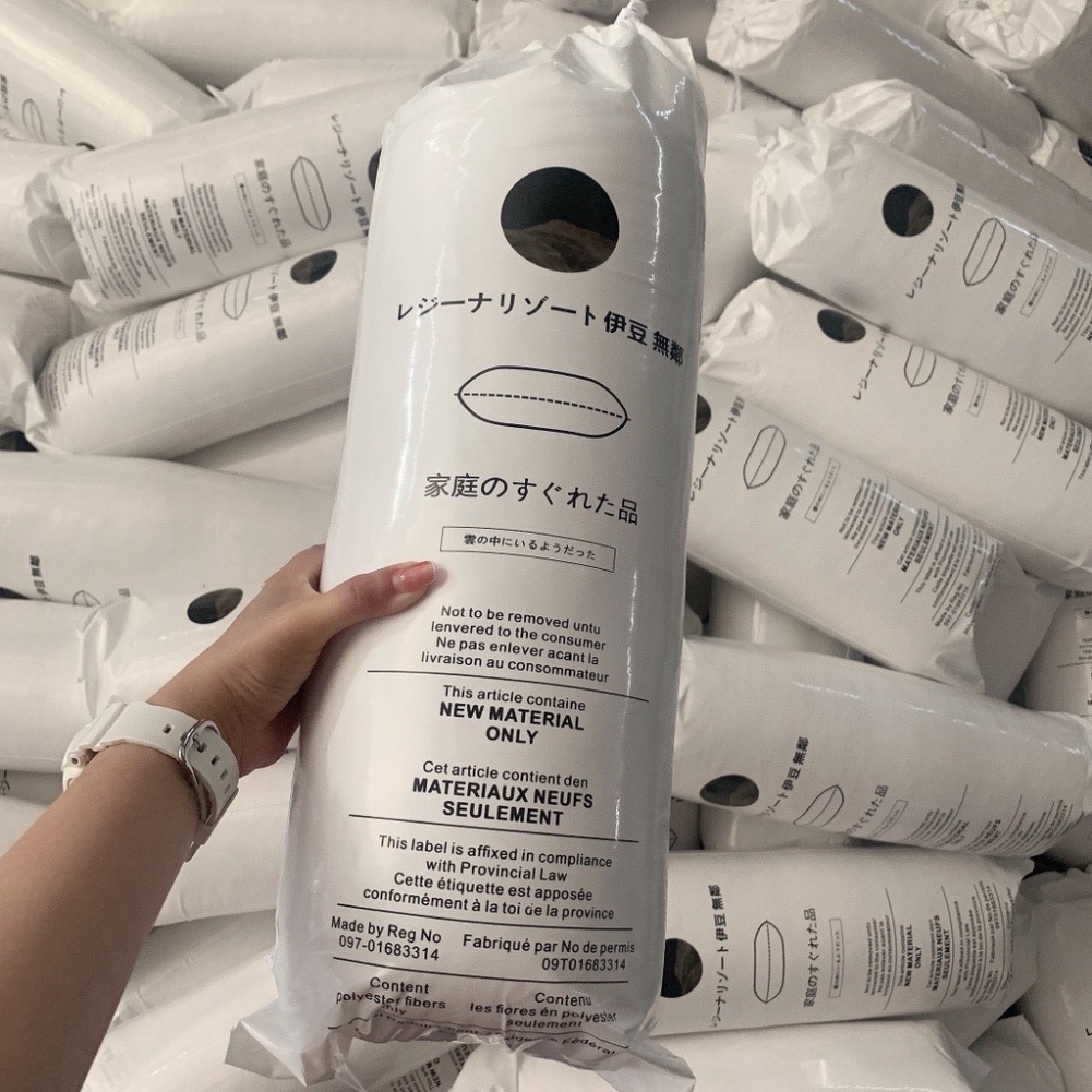 Gối,Ruột gối lông vũ kháng khuẩn JAPANN_Chính Hãng_bảo vệ sức khẻo bảo vệ vai gáy kích thước chuẩn 48x74 Giá rẻ