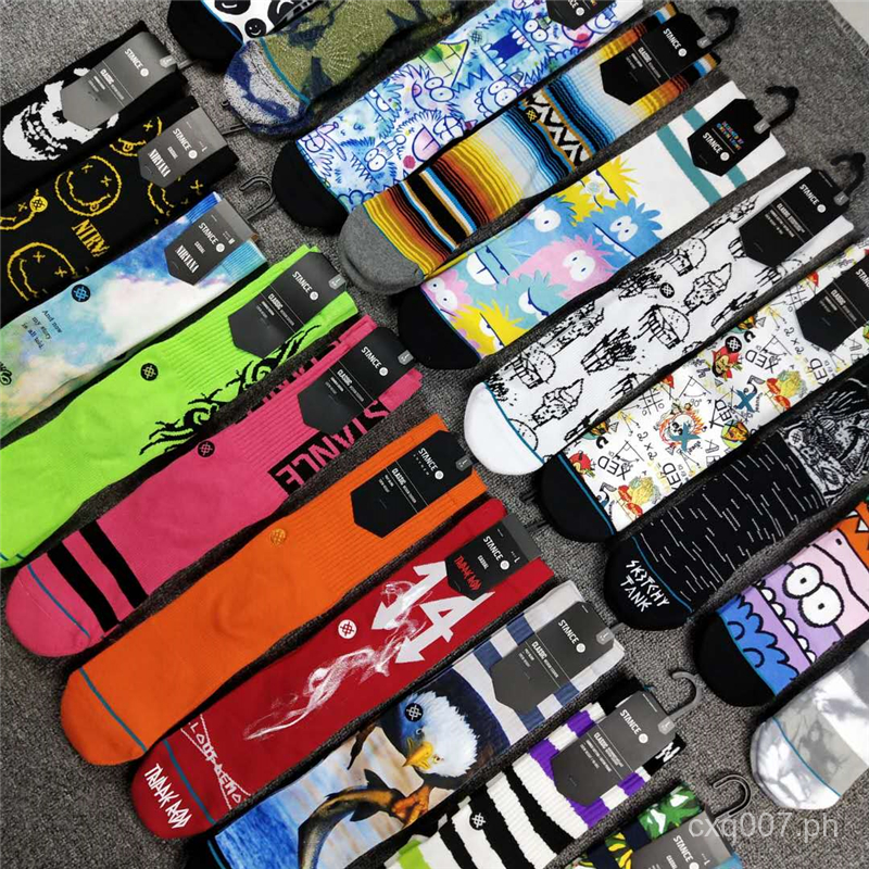 Vớ Thể Thao Bằng Cotton Nguyên Chất Phong Cách Đường Phố Âu Mỹ Cho Nam Và Nữ