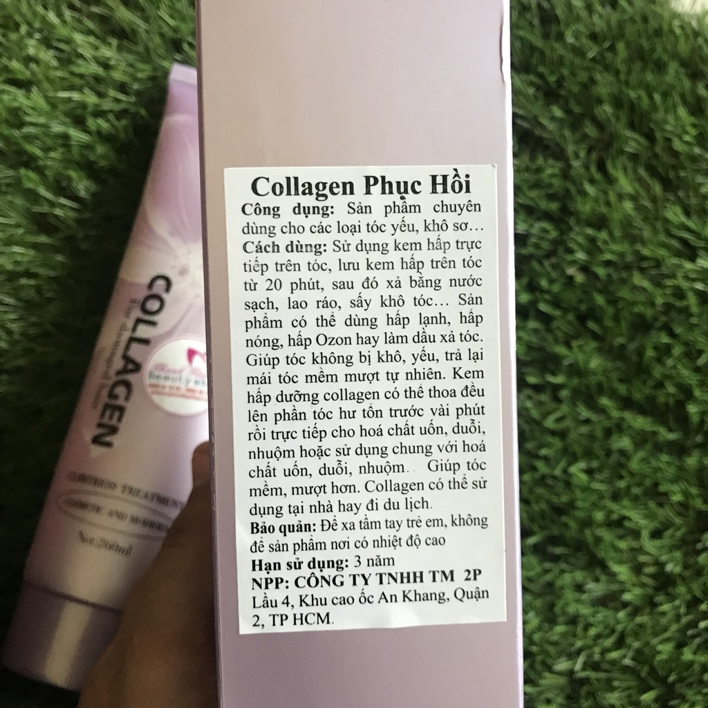 Dầu hấp phục hồi tóc hư tổn Collagen For damaged hair 260ml