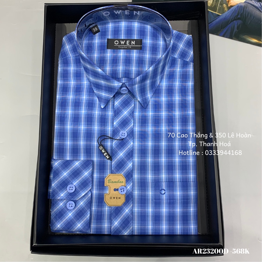 OWEN - Áo sơ mi dài tay Owen - Hàng mới về - AR23200D