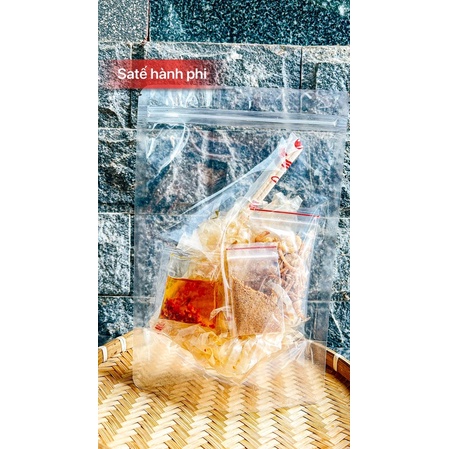 Bánh tráng satế hành phi
