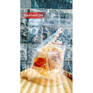 Bánh tráng satế hành phi