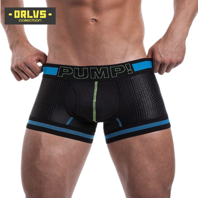 ORLVS Quần lót boxer dạng lưới thoáng mát dành cho nam H499