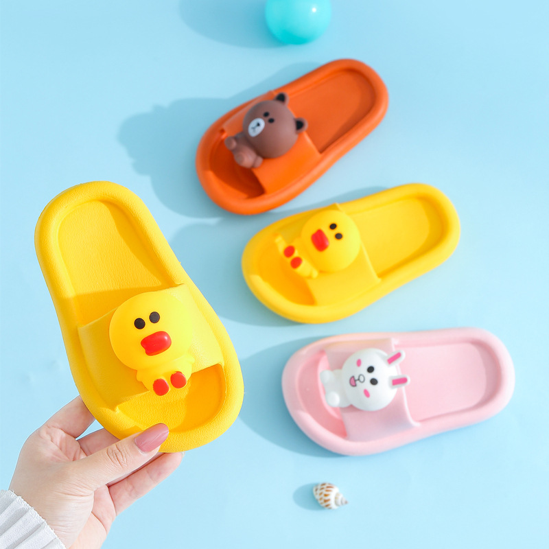 Dép đi trong nhà chống trượt họa tiết hoạt hình dễ thương dành cho trẻ em