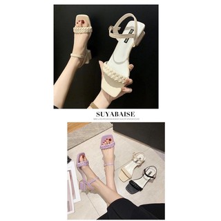 [ ODER ] Sandal gót vuông 3p BIGSIZE (35-43)