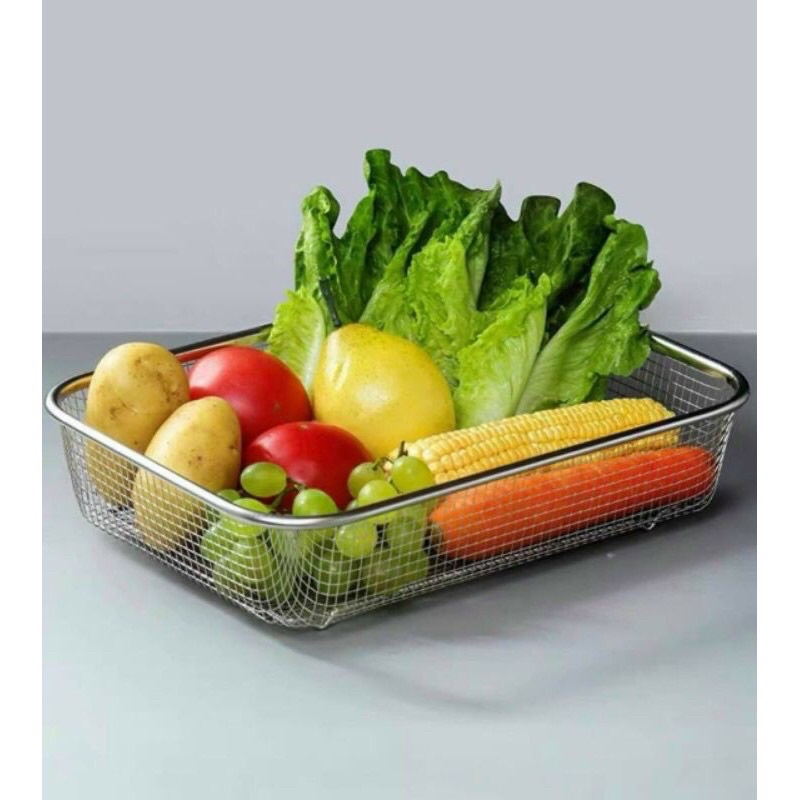 Rổ Lưới Inox 304 Tiện Dụng Có 3 Kích Cỡ