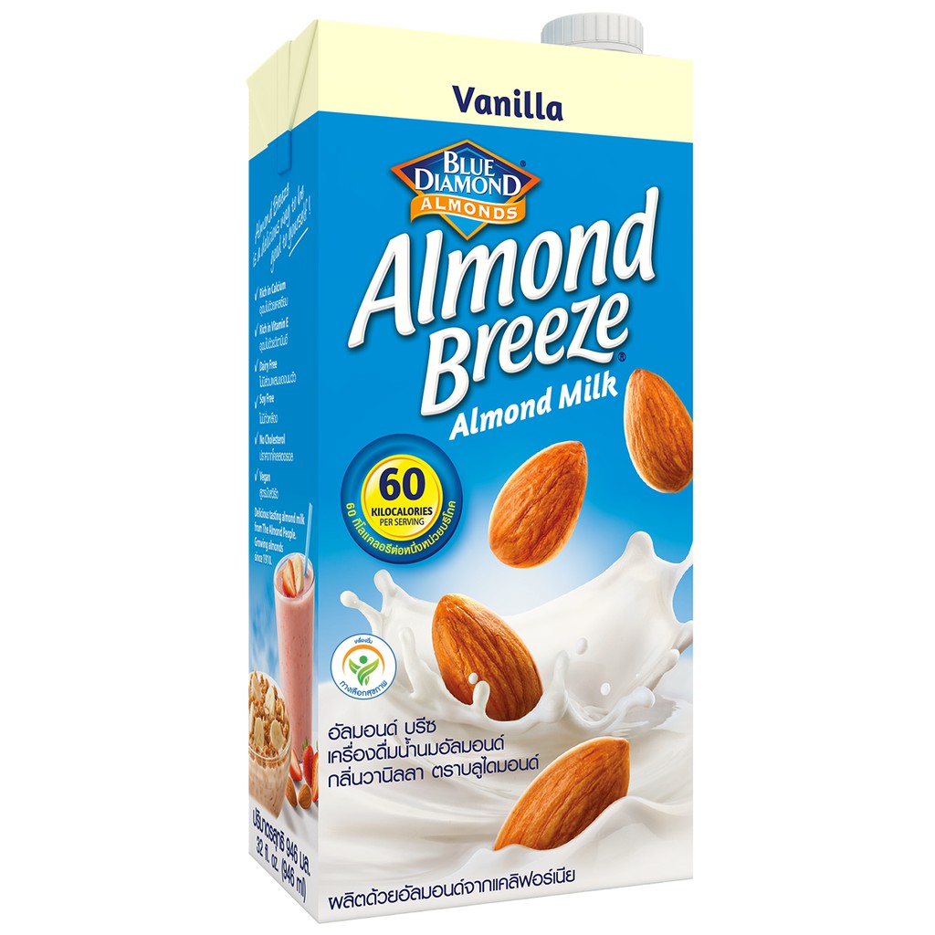 [Nhập ALMO25 giảm 25% bill 264k] Sữa hạt hạnh nhân ALMOND BREEZE VANI 946ml