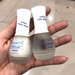Sơn dưỡng cứng móng/ trắng móng Veratti 15ml