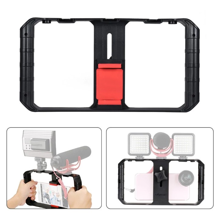 Tay cầm chống rung cho điện thoại hỗ trợ quay phim, chụp ảnh ulanzi u-rig pro hàng chính hãng