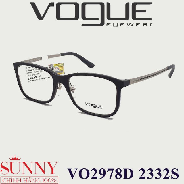 VO2978D - mắt kính Vogue chính hãng Italia, bảo hành toàn quốc