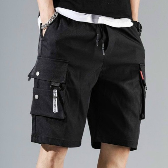 &lt;FREE SHIP&gt; Quần short túi hộp nam nữ unisex vải kaki co giãn chất dày dặn giống hình, bao đẹp (d.n.l.k.e)