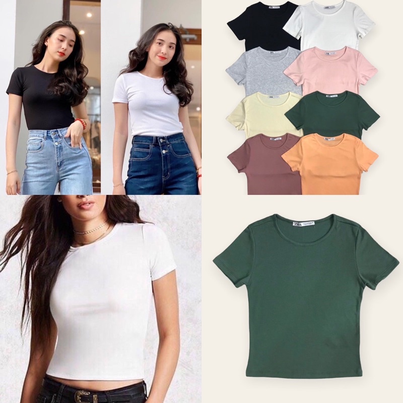 Áo thun gân body tay ngắn ZR vnxk