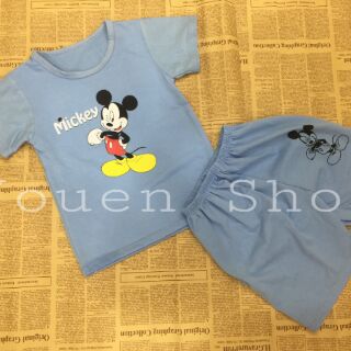 Combo 5 bộ đồ thun cotton 4chiều cho bé