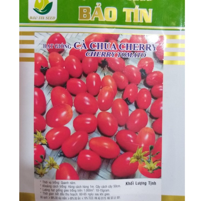 Hạt Giống Cà Chua Cherry ( Cà Chua Pi) (0.1g)