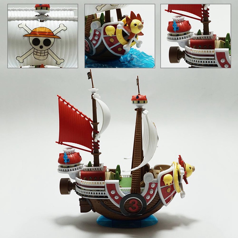 Mô hình 3D kim loại lắp ráp Tàu Đồ chơi mô hình nhân vật trong One Piece