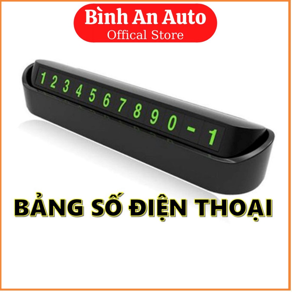 Bảng số điện thoại cho ô tô bộ 4 dãy số - Bình An Auto