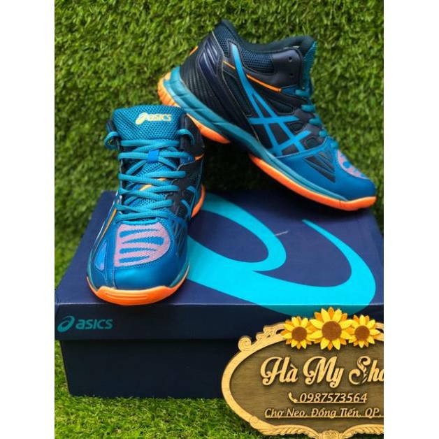 [Đại Sale] Giày bóng chuyền, cầu lông cao cổ Asics uy tin < : ~