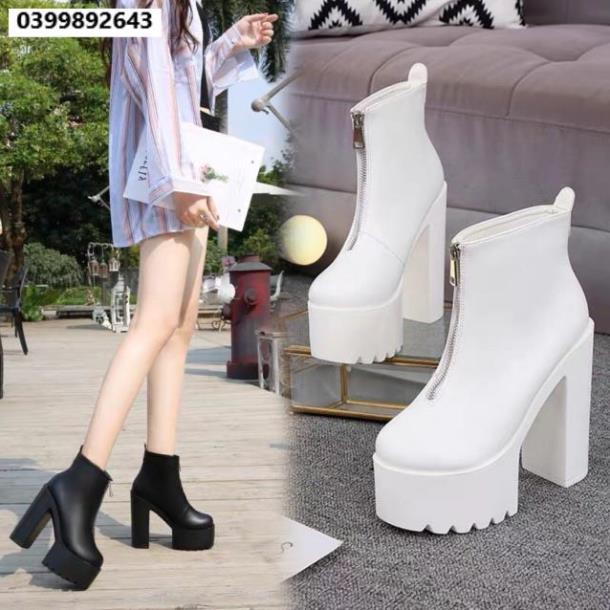 Giầy bốt cao gót cao cấp quảng châu cao 14cm full hộp đẹp tăng kèm đôi tất nữ , cực nhẹ kèm ảnh thật minh hoạ