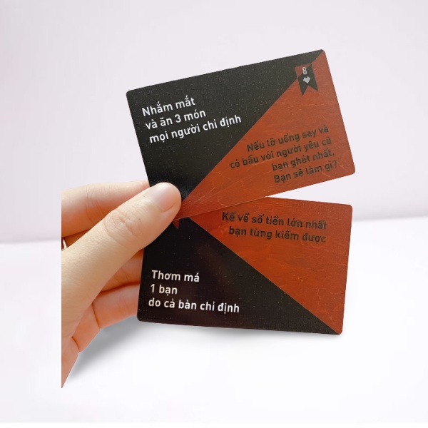 Bộ bài Drinking Game Thách hay thật “Truth or Dare” Thẻ Bài BoardGame
