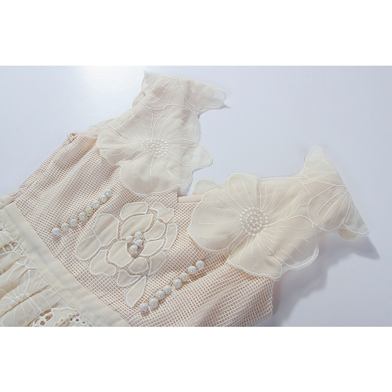 Đầm Đuôi Cá Thêu Hoa Phong Cách Cổ Điển Cho Nữ váy dạ hội 9846