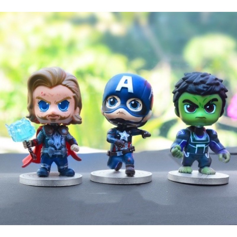 [Trọn bộ 8 con] Mô hình Chibi nhân vật Marvel