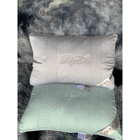 2 Ruột gối cao cấp hoàng gia chất liệu lông vũ nhân tạo không xẹp Giá rẻ