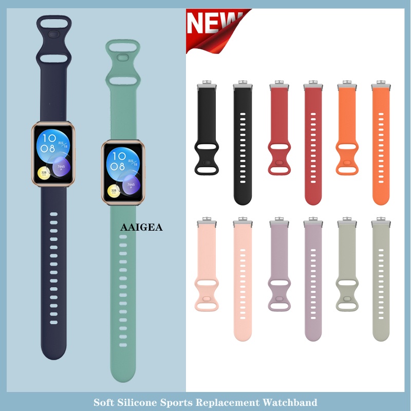 Dây Đeo Silicone Thay Thế Cho Đồng Hồ Thông Minh Huawei watch fit 2 fit2