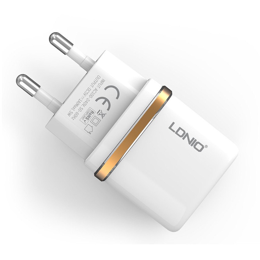 Sạc Iphone Combo sạc iphone chính hãng LDNIO - Củ sạc kèm dây sạc cho điện thoại Iphone